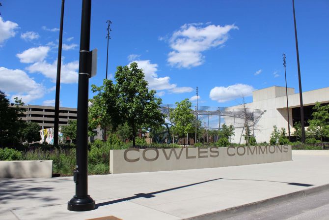Cowles Commons in downtown Des Moines, IA